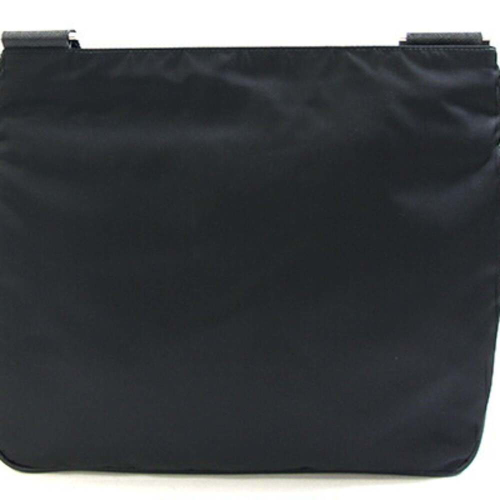 PRADA Black Leather Shoulder Bag - Picture 2 of 8
